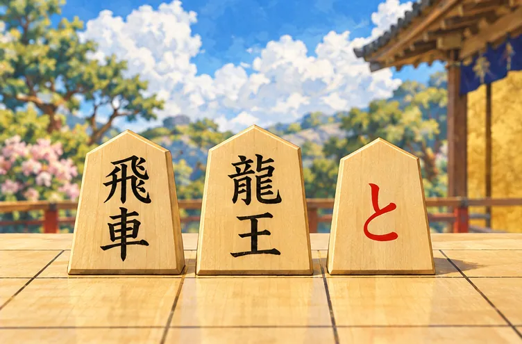 整然と並べられた将棋の駒と盤面の風景